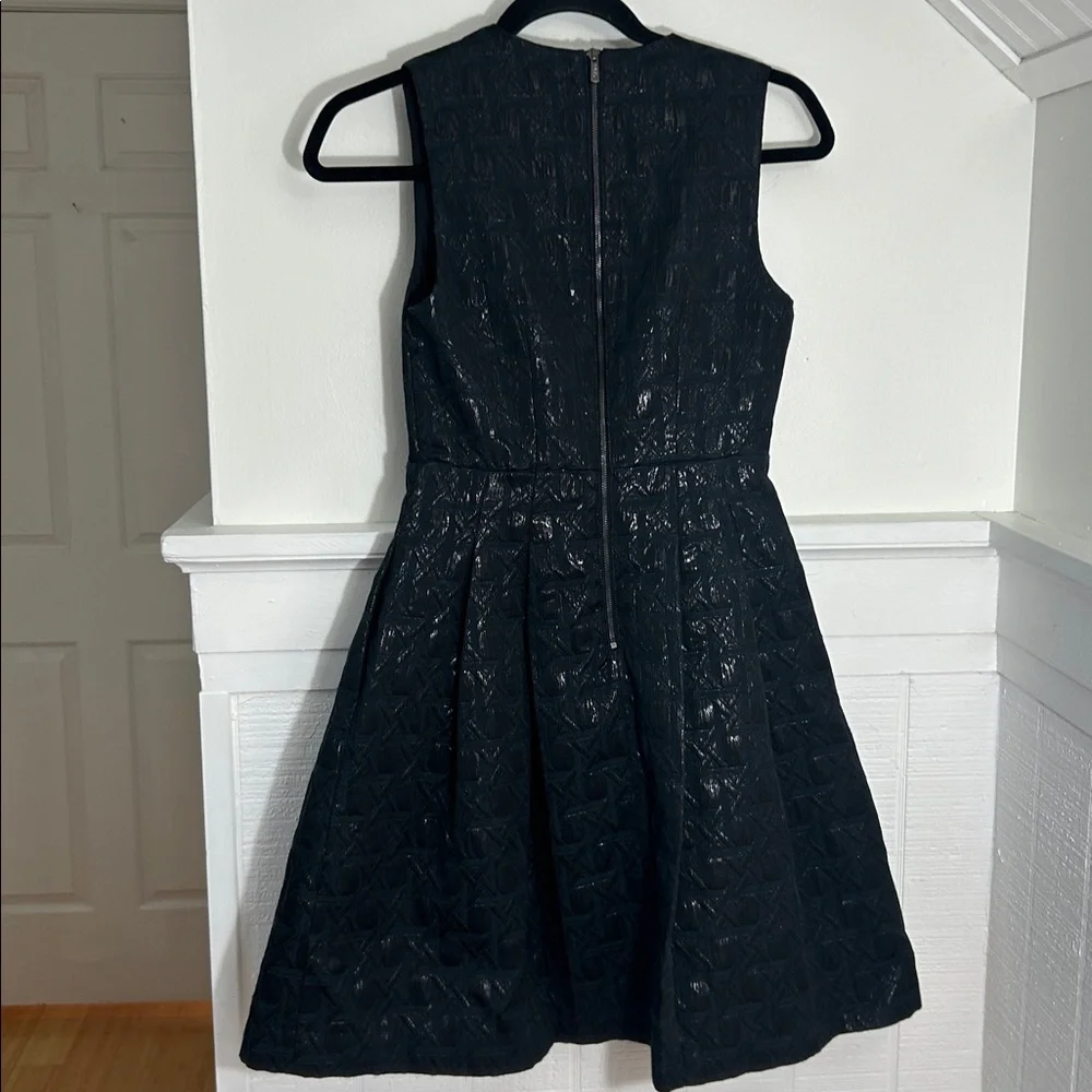 Kirna Zabete at Target Black Metallic Fit & Flare Mini Dress size 2